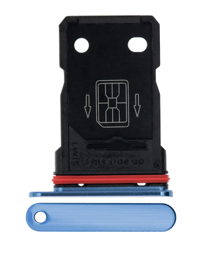 Replacement Dual Sim Card Tray Compatible For OnePlus 7T (Glacier Blue)