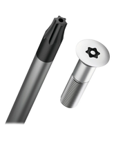 Kraftform Micro Precision Tamper-proof Torx screwdriver TX9 X 60 MM (2067) (Wera)