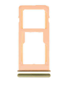 Dual Sim Card Tray Replacement  Compatible For Samsung Galaxy A60 (A606 / 2019) (Cocktail Orange)