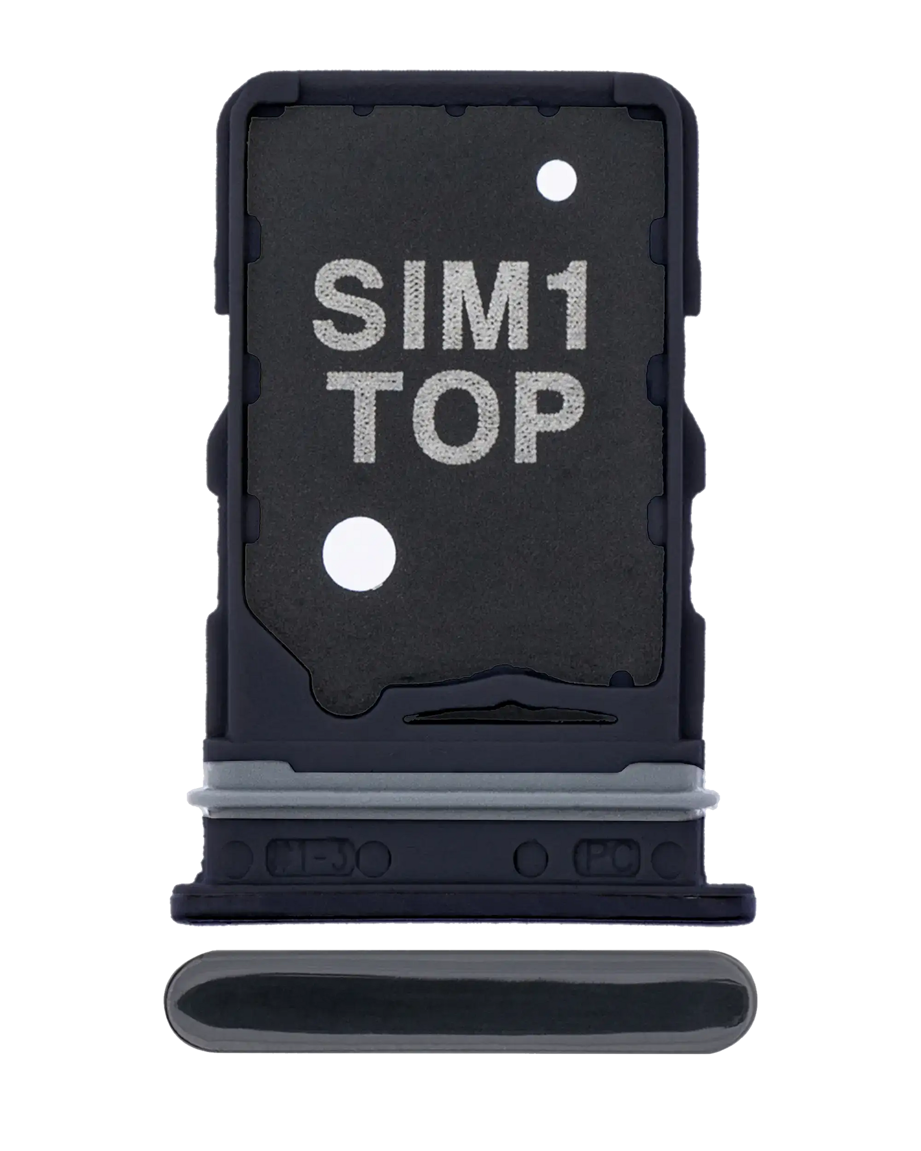 Single Sim Card Tray Replacement Compatible For Samsung Galaxy A80 (A805 / 2019) (Phantom Black)