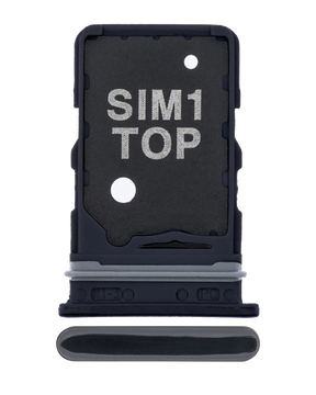 Single Sim Card Tray Replacement Compatible For Samsung Galaxy A80 (A805 / 2019) (Phantom Black)