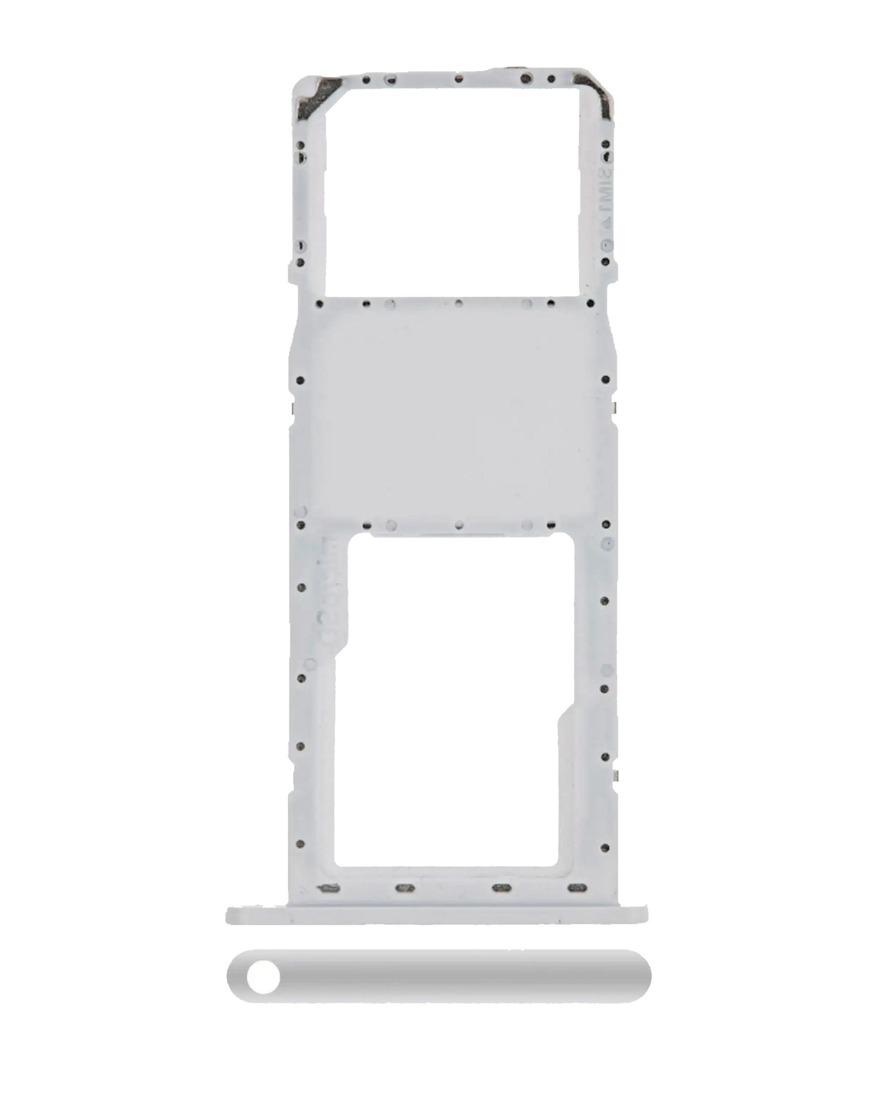 Single Sim Card Tray Compatible For Samsung Galaxy A11 (A115 / 2020) (White)