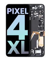 Replacement OLED Assembly With Frame Compatible For Google Pixel 4 XL (Genuine OEM) (Clearly White Power Button