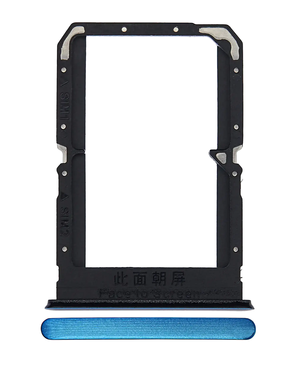 Replacement Dual Sim Card Tray Compatible For OnePlus Nord CE 5G (Blue Void)