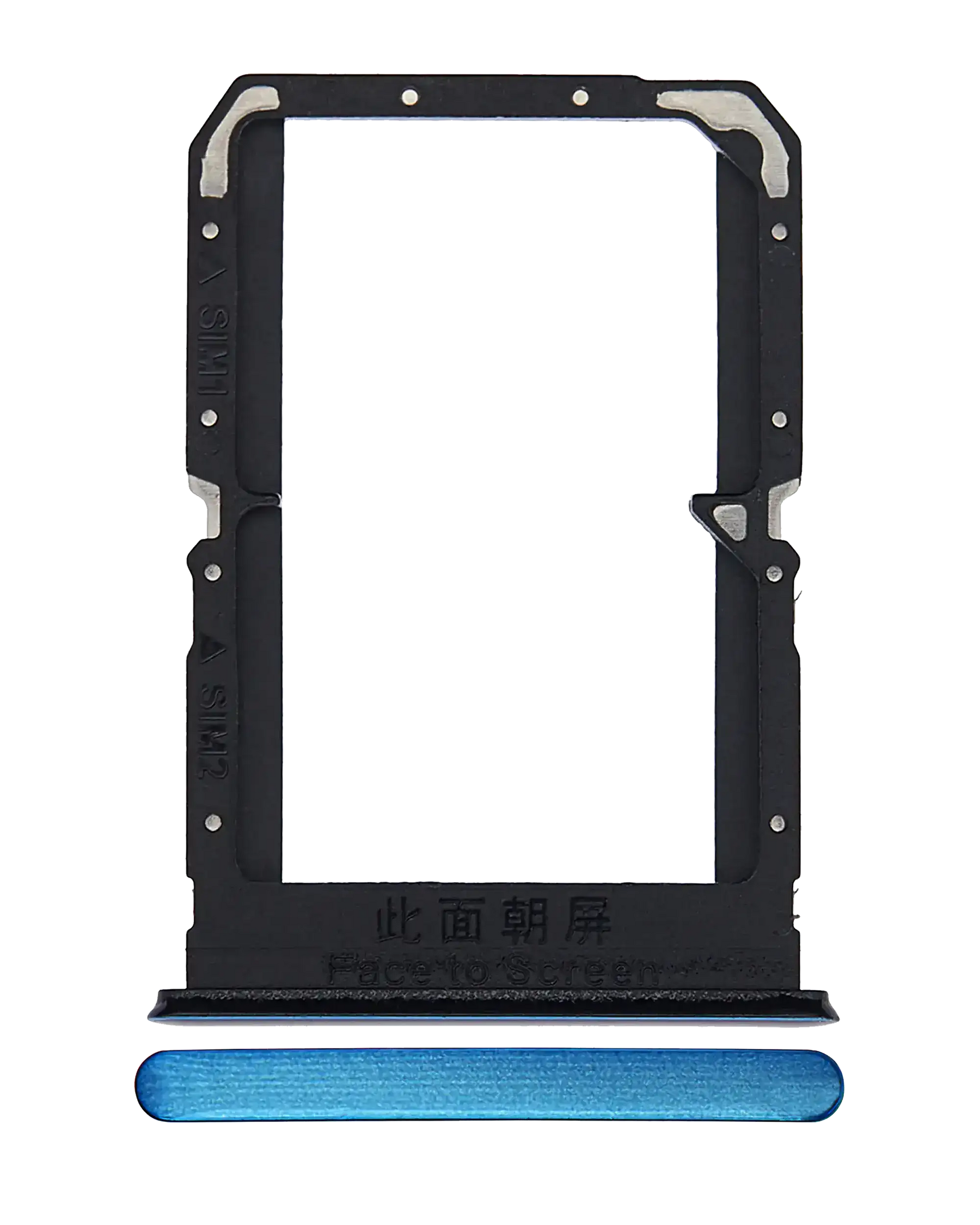 Replacement Dual Sim Card Tray Compatible For OnePlus Nord CE 5G (Blue Void)