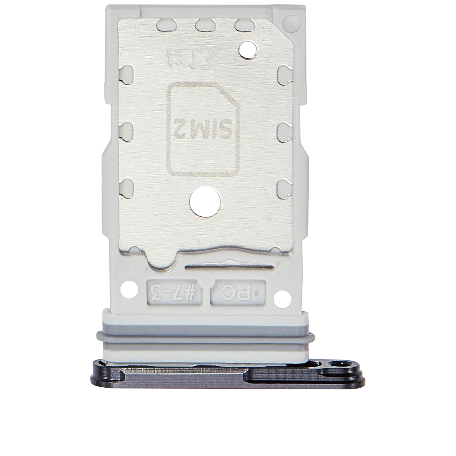 Dual Sim Card Tray Compatible For Samsung Galaxy S25 / S25 Plus (Premium) ((Blue Black)