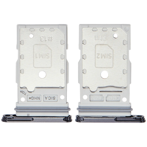 Replacement Dual Sim Card Tray Compatible For Samsung Galaxy S25 / S25 Plus (Premium) (Black)