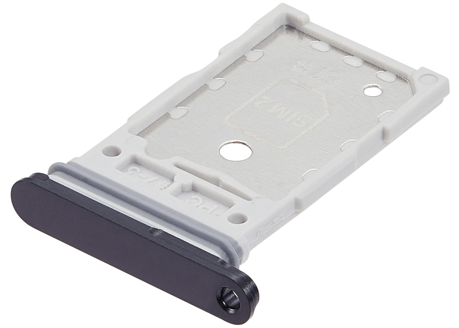 Dual Sim Card Tray Compatible For Samsung Galaxy S25 / S25 Plus (Premium) ((Blue Black)