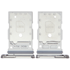 Dual Sim Card Tray Compatible For Samsung Galaxy S25 / S25 Plus Replacement  (Premium) (White)