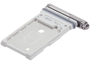 Dual Sim Card Tray Compatible For Samsung Galaxy S25 / S25 Plus Replacement  (Premium) (White)