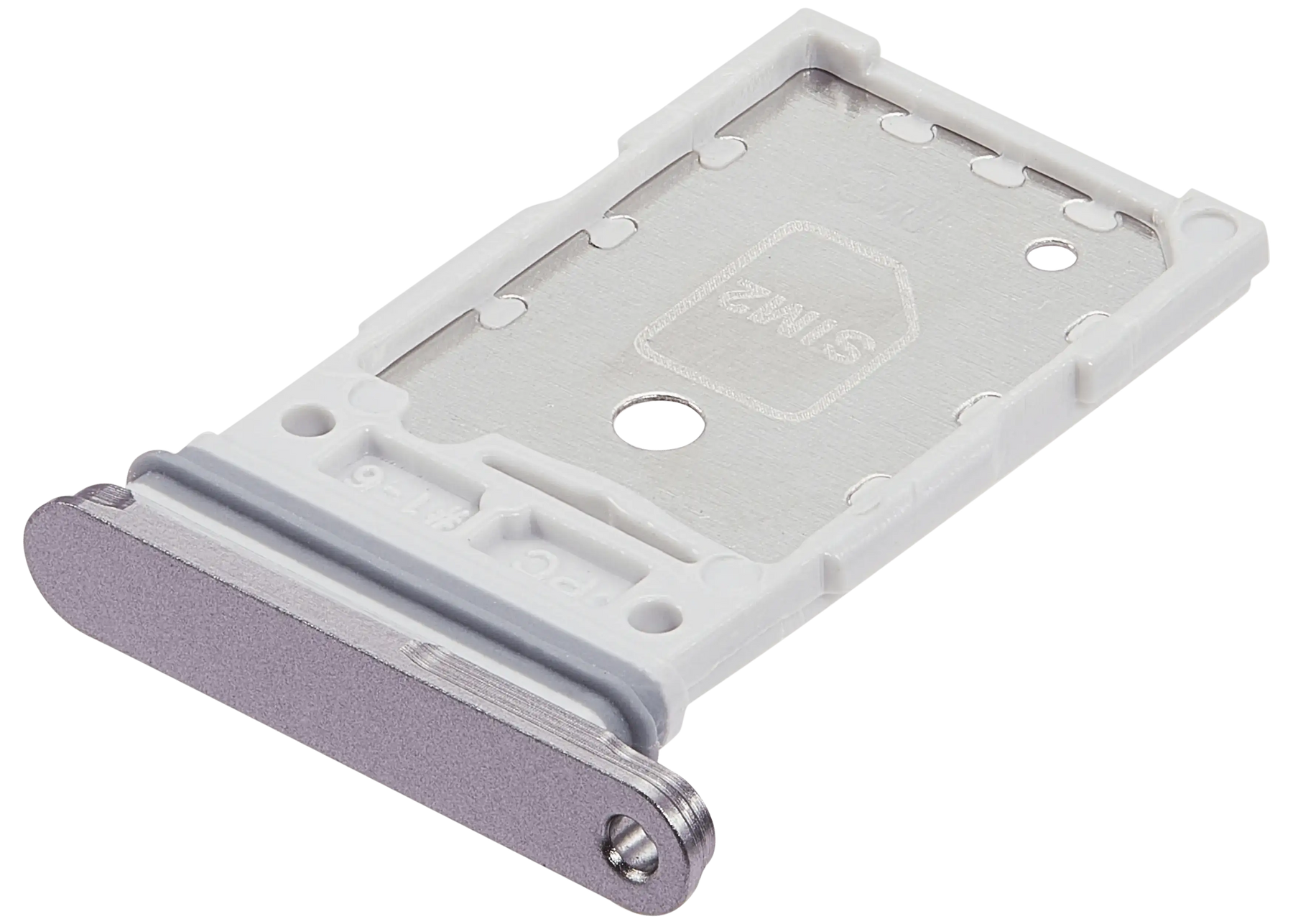 Dual Sim Card Tray Replacement Compatible For Samsung Galaxy S25 / S25 Plus (Premium) (White)