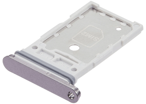 Dual Sim Card Tray Replacement Compatible For Samsung Galaxy S25 / S25 Plus (Premium) (White)