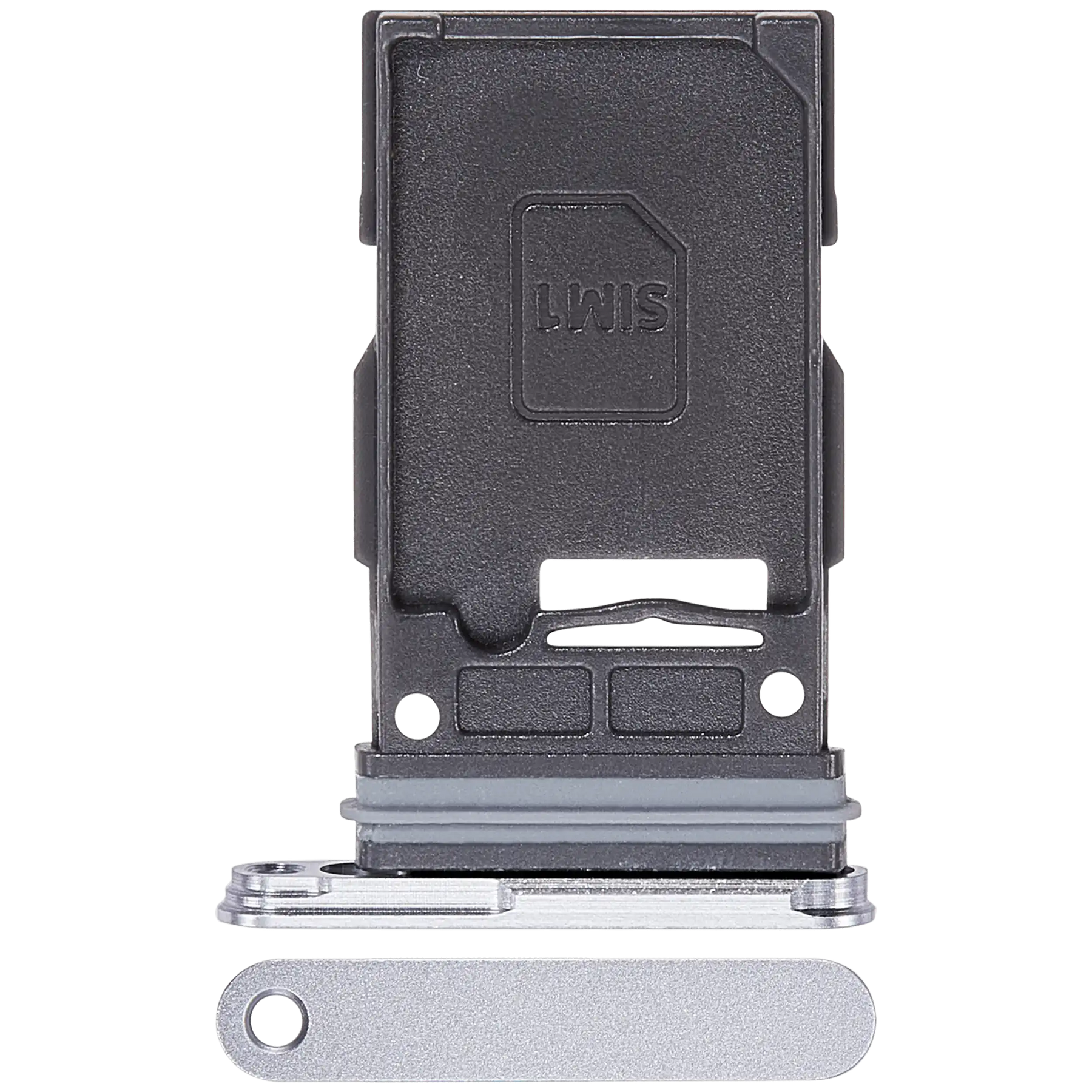 Replacement Single Sim Card Tray Compatible For Samsung Galaxy S25 / S25 Plus (Premium) (White)