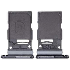 Single Sim Card Tray Replacement Compatible For Samsung Galaxy S25 / S25 Plus (Premium) (Black)