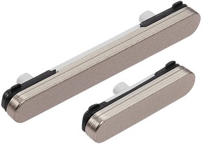 Hard Buttons (Power / Volume) Compatible For Samsung Galaxy S25 / S25 Plus (Premium) (Gold)