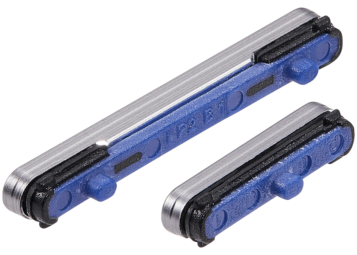 Hard Buttons (Power / Volume) Compatible For Samsung Galaxy S25 / S25 Plus (Premium) (Blue Black)