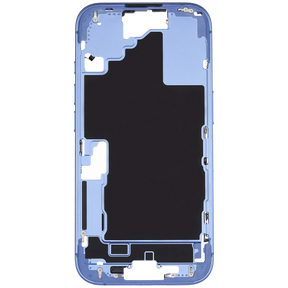 Mid-Frame Housing With Power And Volume Button Compatible For iPhone 16 (US Version) (Used OEM Pull: Grade A) (Ultramarine)