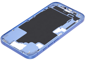 Mid-Frame Housing With Power And Volume Button Compatible For iPhone 16 (US Version) (Used OEM Pull: Grade A) (Ultramarine)