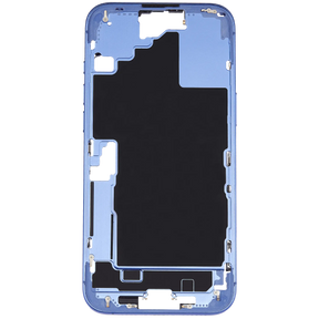 Mid-Frame Housing With Power And Volume Button Compatible For iPhone 16 Plus (US Version) (Used OEM Pull: Grade A) (Ultramarine)
