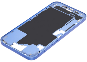 Mid-Frame Housing With Power And Volume Button Compatible For iPhone 16 Plus (US Version) (Used OEM Pull: Grade A) (Ultramarine)