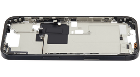 Mid-Frame Housing With Power And Volume Button Compatible For iPhone 16 Pro (US Version) (Used OEM Pull: Grade A) (Black Titanium)