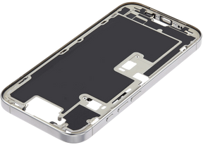 Mid-Frame Housing With Power And Volume Button Compatible For iPhone 16 Pro (US Version) (Used OEM Pull: Grade A) (Natural Titanium)