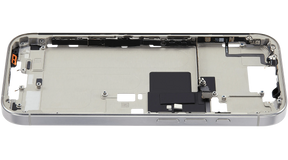 Mid-Frame Housing With Power And Volume Button Compatible For iPhone 16 Pro (US Version) (Used OEM Pull: Grade A) (Natural Titanium)