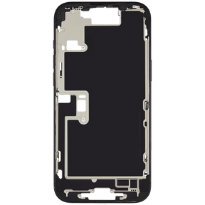 Mid-Frame Housing With Power And Volume Button Compatible For iPhone 16 Pro max (US Version) (Used OEM Pull: Grade A) (Black Titanium)