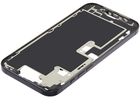 Mid-Frame Housing With Power And Volume Button Compatible For iPhone 16 Pro max (US Version) (Used OEM Pull: Grade A) (Black Titanium)