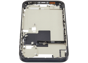 Mid-Frame Housing With Power And Volume Button Compatible For iPhone 16 Pro max (US Version) (Used OEM Pull: Grade A) (Black Titanium)