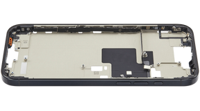 Mid-Frame Housing With Power And Volume Button Compatible For iPhone 16 Pro max (US Version) (Used OEM Pull: Grade A) (Black Titanium)