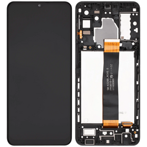 LCD Assembly With Frame Compatible For Samsung Galaxy A32 5G (A326 / 2021) (All Models) (Refurbished) (Awesome Black)