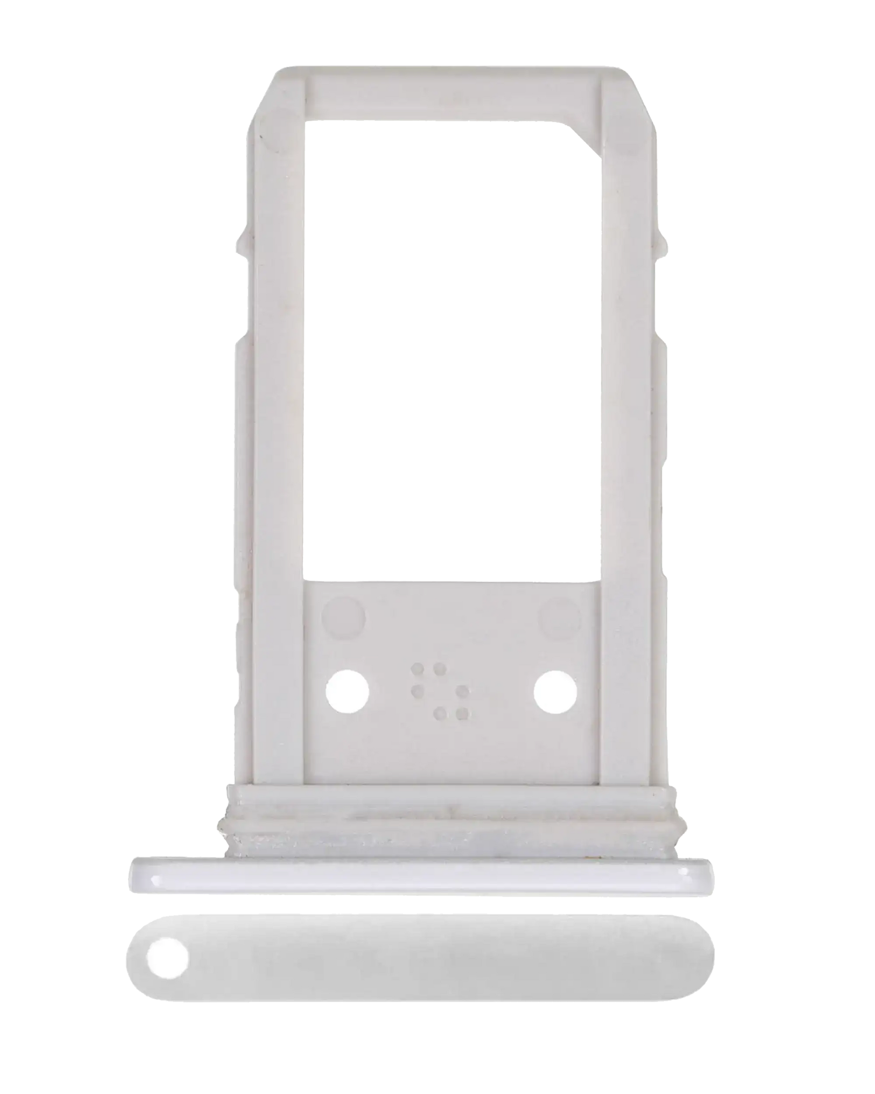 Sim Card Tray Compatible For Google Pixel 3a XL Replacement (Genuine OEM) (Clearly White)