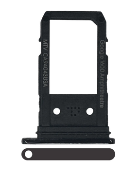 Sim Card Tray Compatible For Google Pixel 3a XL Replacement (Genuine OEM) (Just Black)