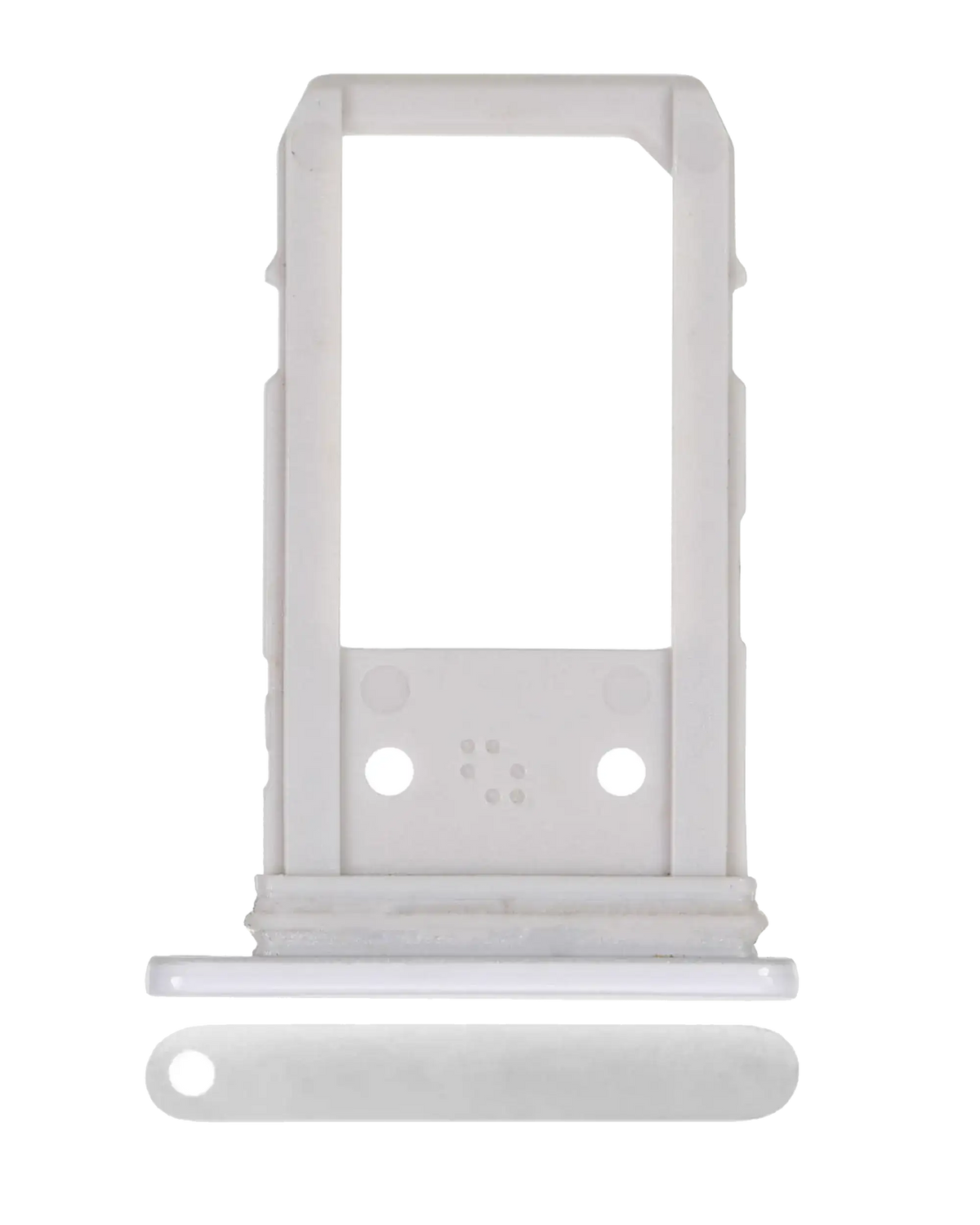 Sim Card Tray Compatible For Google Pixel 3a XL Replacement (Clearly White)