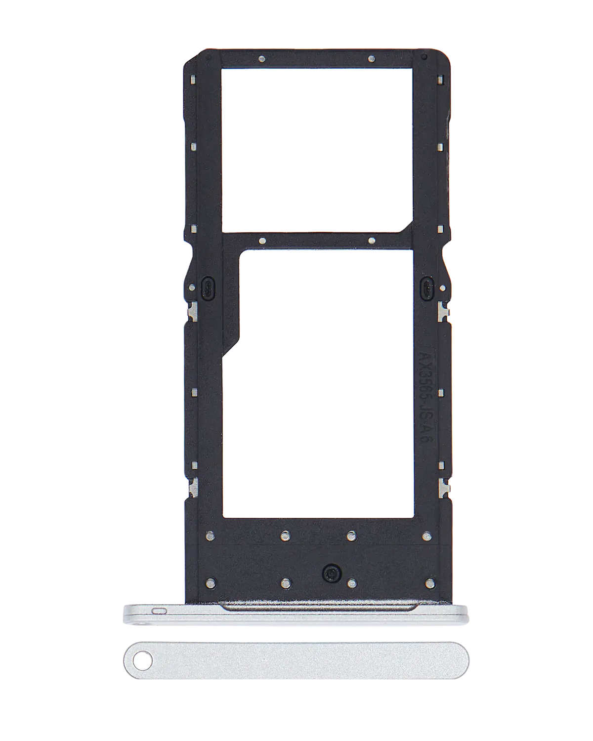 Replacement Sim Card Tray Compatible For Samsung Galaxy Tab A7 Lite (T220) (Silver) (WiFi Version)