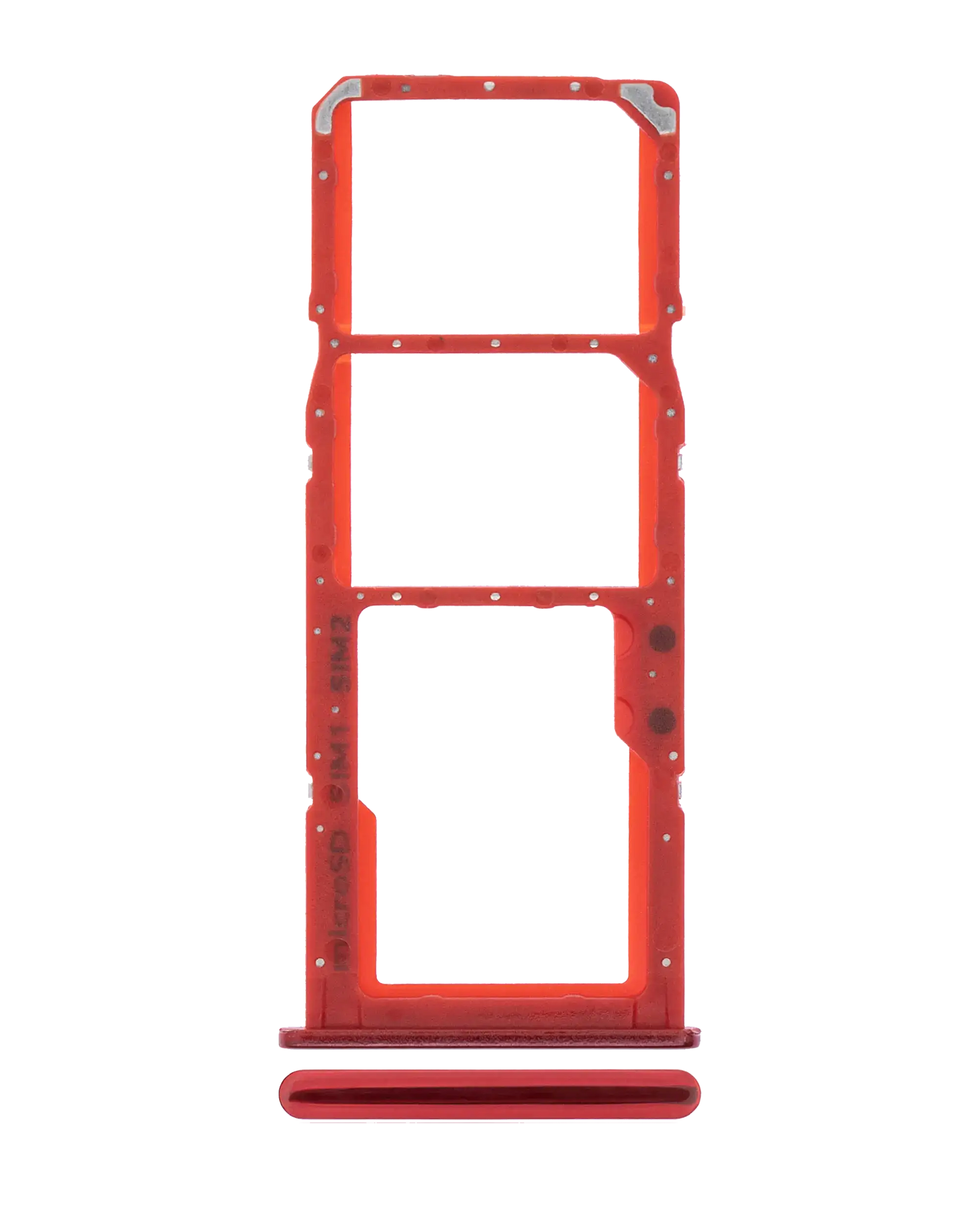 Replacement Dual Sim Card Tray Compatible For Samsung Galaxy A51 4G (A515 / 2019) (Red)