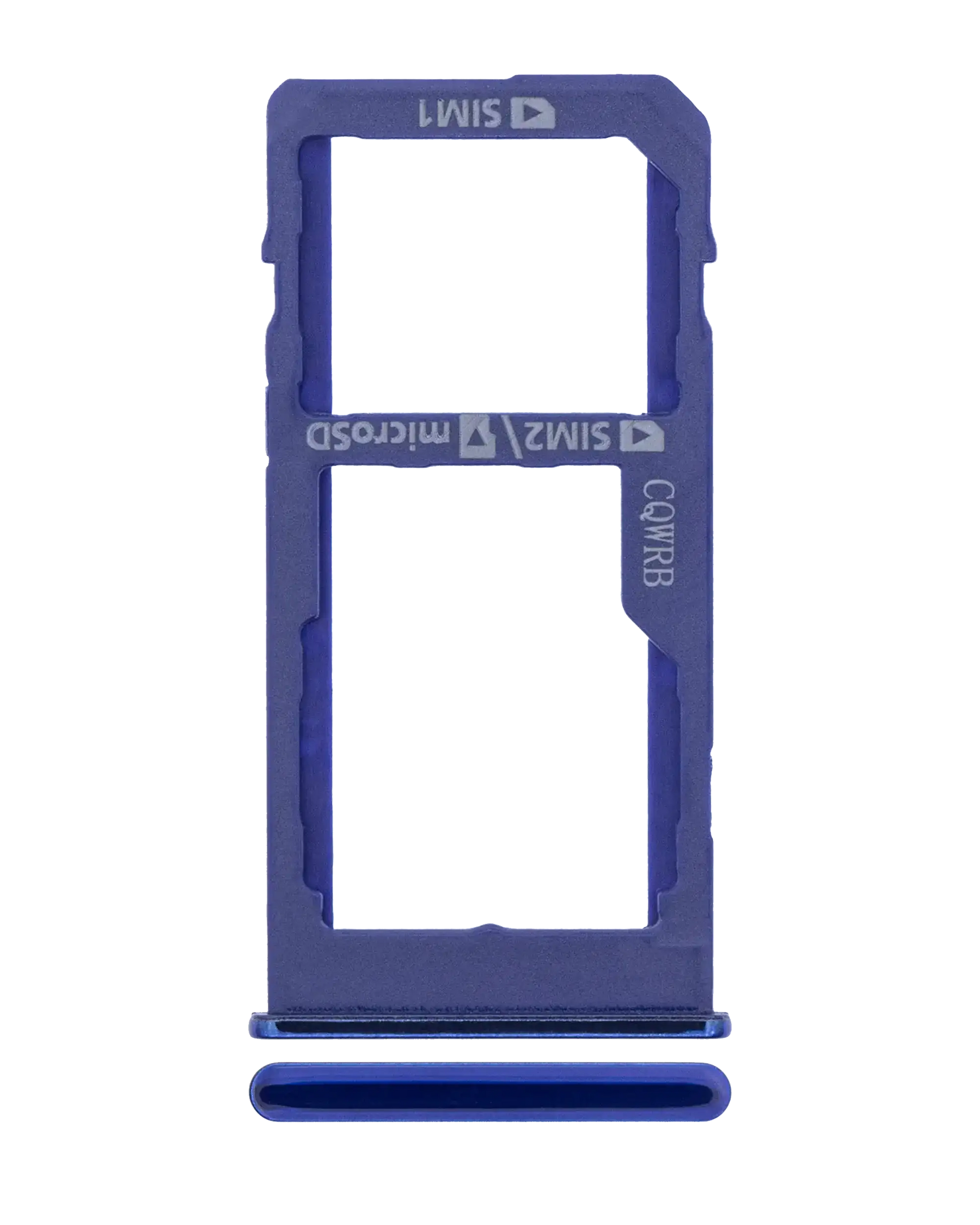 Dual Sim Card Tray Compatible For Samsung Galaxy A60 Replacement (A606 / 2019) (Seawater Blue)