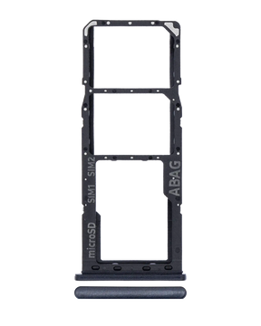 Dual Sim Card Tray Compatible For Samsung Galaxy A21S (A217 / 2020) (Black)