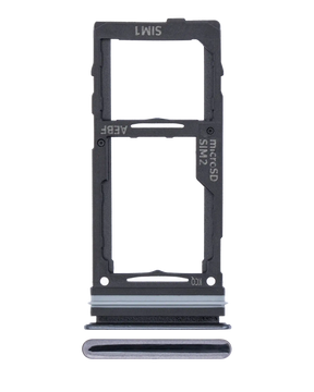 Replacement Dual Sim Card Tray Compatible For Samsung Galaxy A52 4G (A525 / 2021) / 5G (A526 / 2021) A52S 5G (A528 / 2021) (Awesome Black)