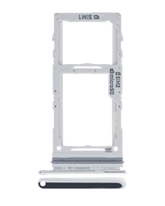 Dual Sim Card Tray Compatible For Samsung Galaxy A71 5G Replacement (A716 / 2020) (Prism Cube Silver)