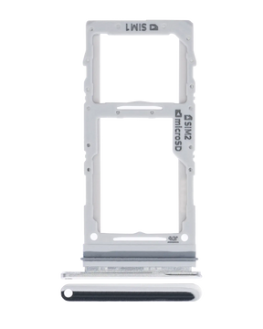 Dual Sim Card Tray Compatible For Samsung Galaxy A71 5G Replacement (A716 / 2020) (Prism Cube Silver)