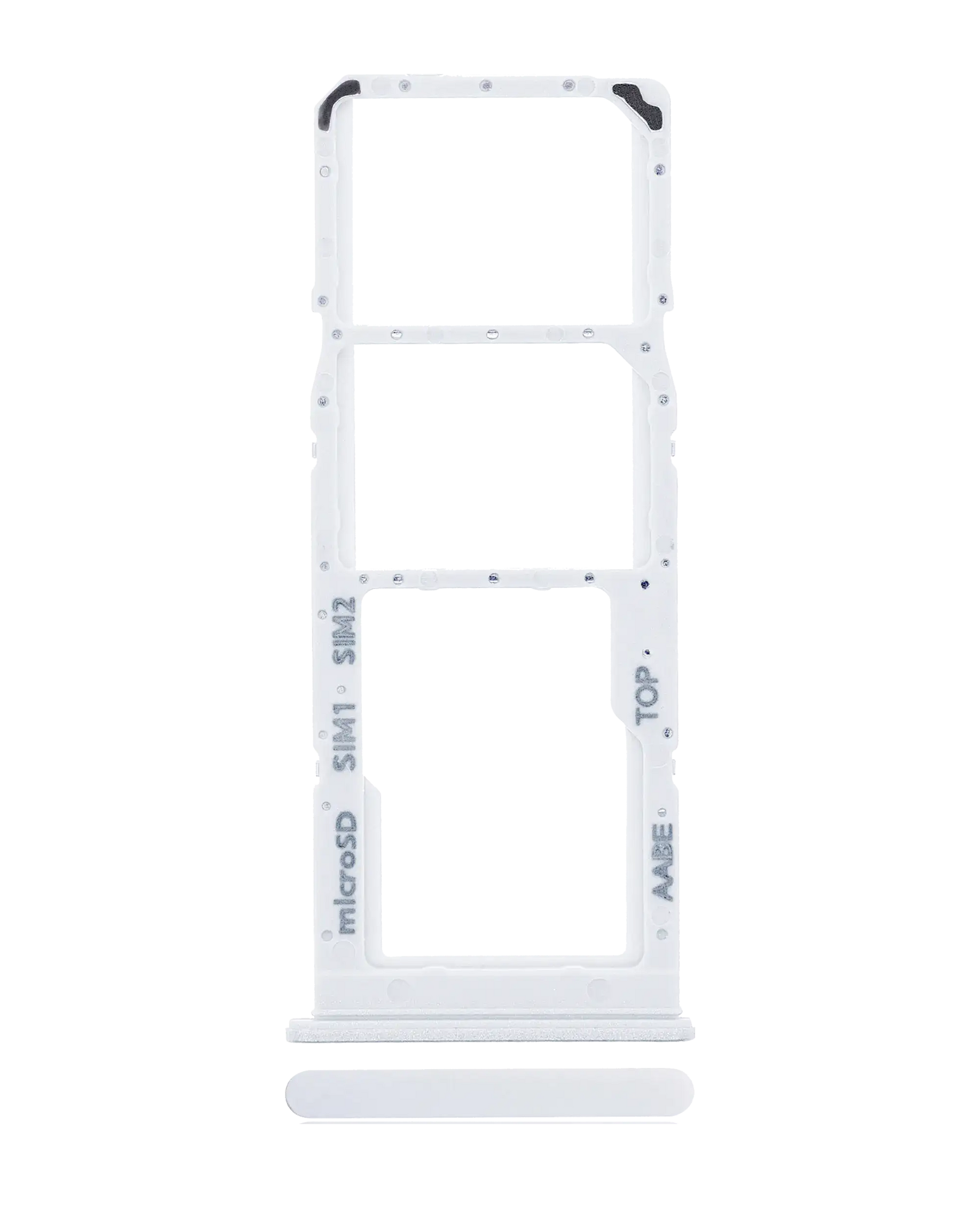 Dual Sim Card Tray Compatible For Samsung Galaxy A12 (A125 / 2020) (White)