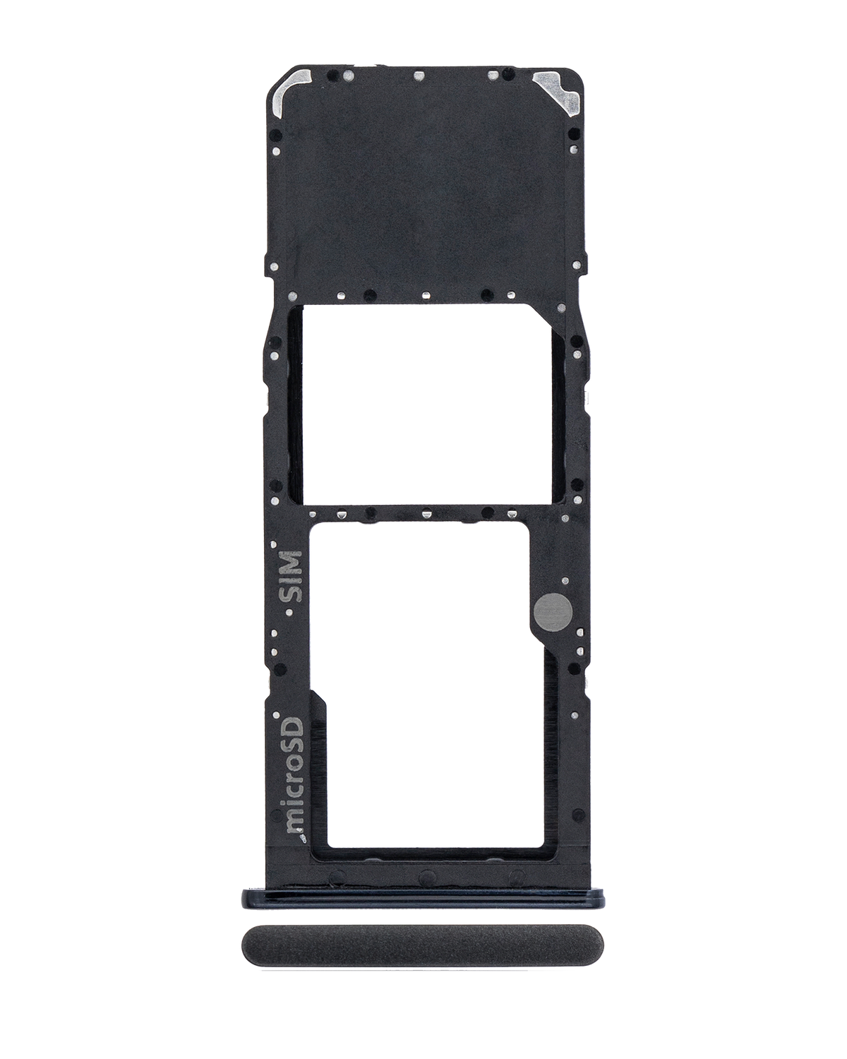 Single Sim Card Tray Compatible For Samsung Galaxy A50S (A507 / 2019) (Prism Crush Black)