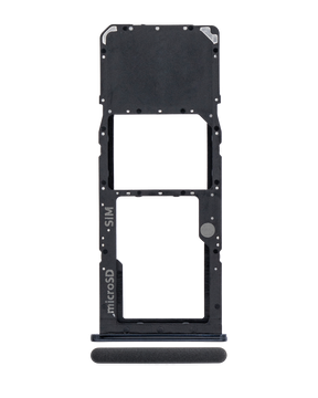 Single Sim Card Tray Compatible For Samsung Galaxy A50S (A507 / 2019) (Prism Crush Black)