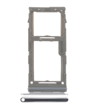 Replacement Single Sim Card Tray Compatible For Samsung Galaxy A71 5G (A716 / 2020) (Prism Cube Silver)