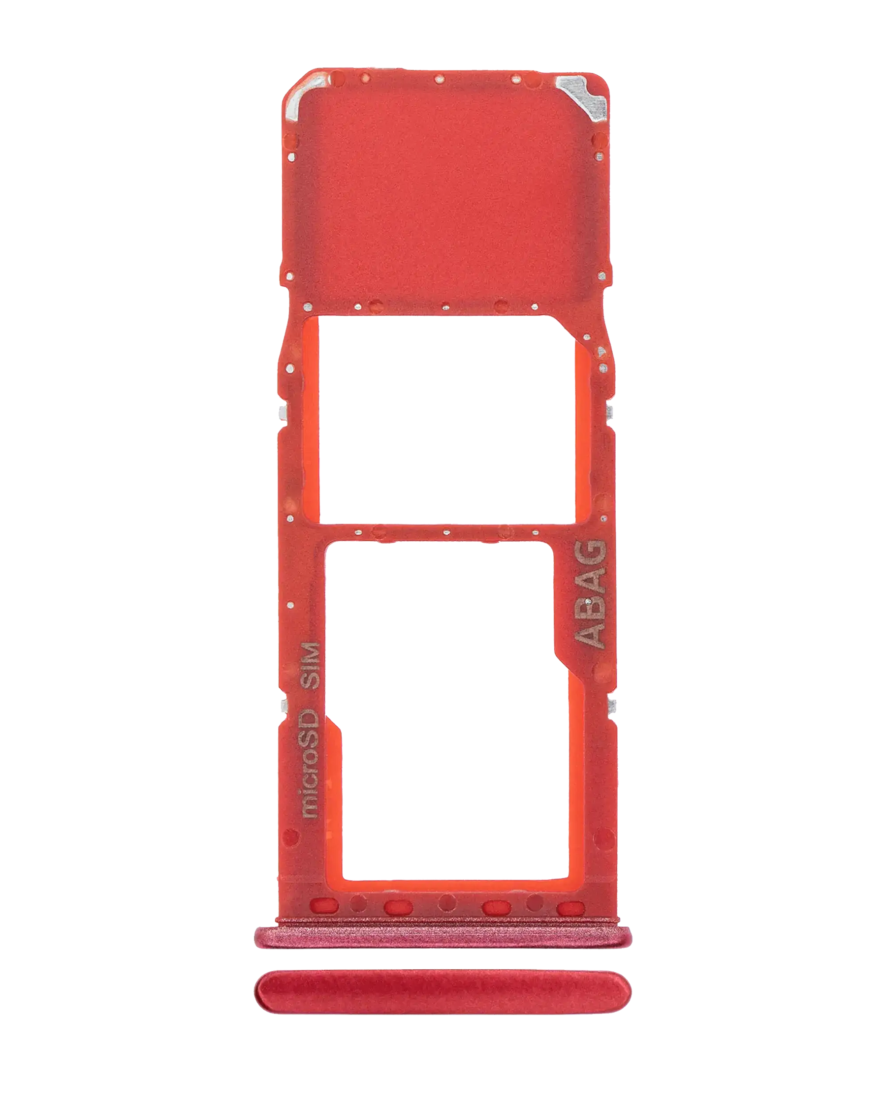 Single Sim Card Tray Compatible For Samsung Galaxy A21S (A217 / 2020) (Red)