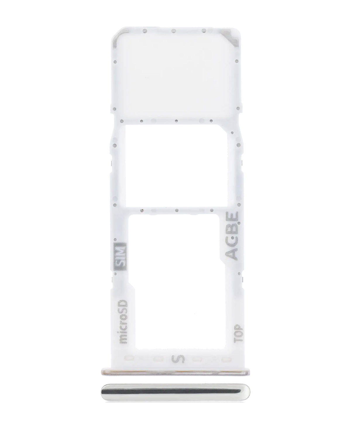 Single Sim Card Tray Compatible For Samsung Galaxy A32 (A325 / 2021) (Awesome White)