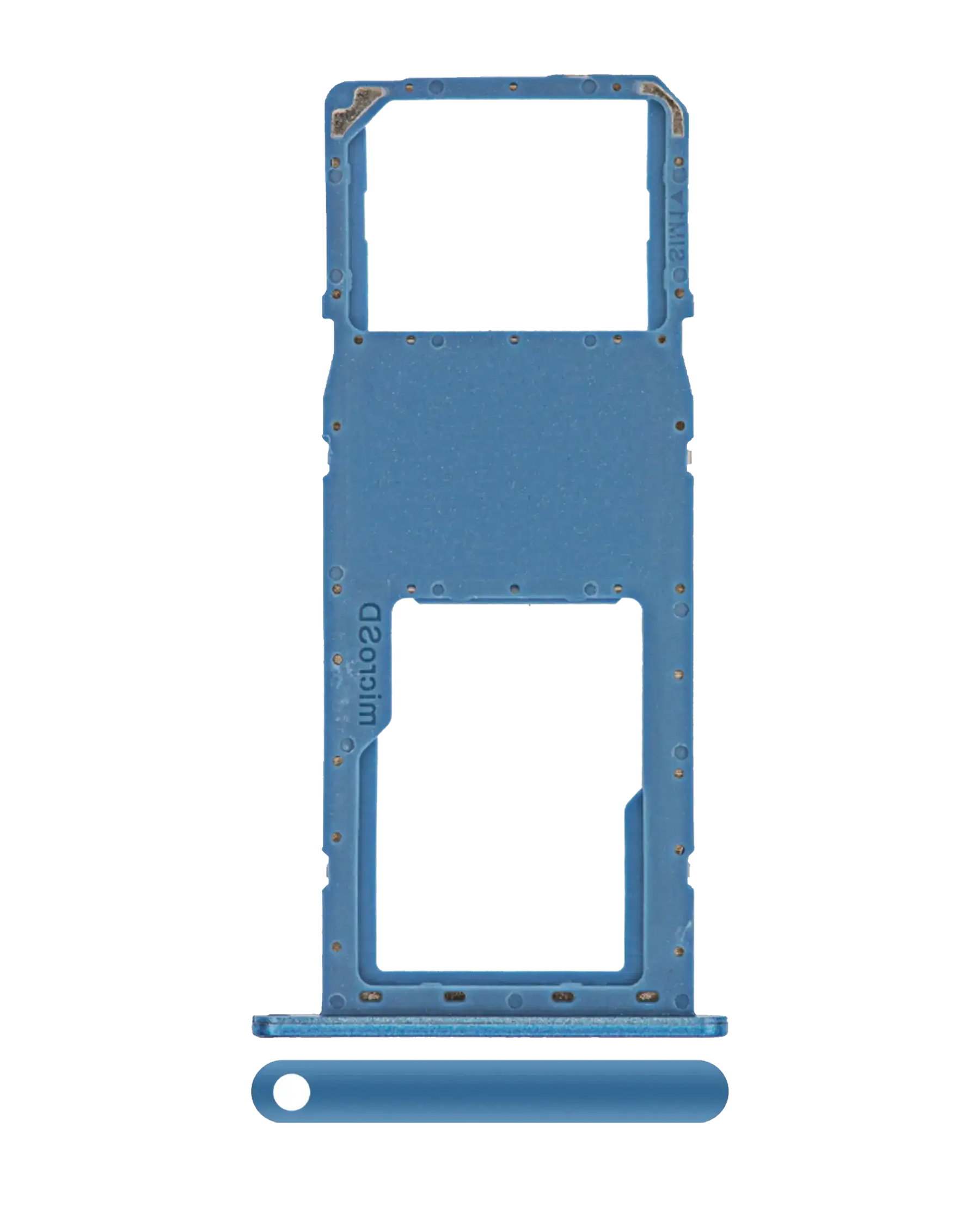 Single Sim Card Tray Compatible For Samsung Galaxy A11 (A115 / 2020) (Blue)