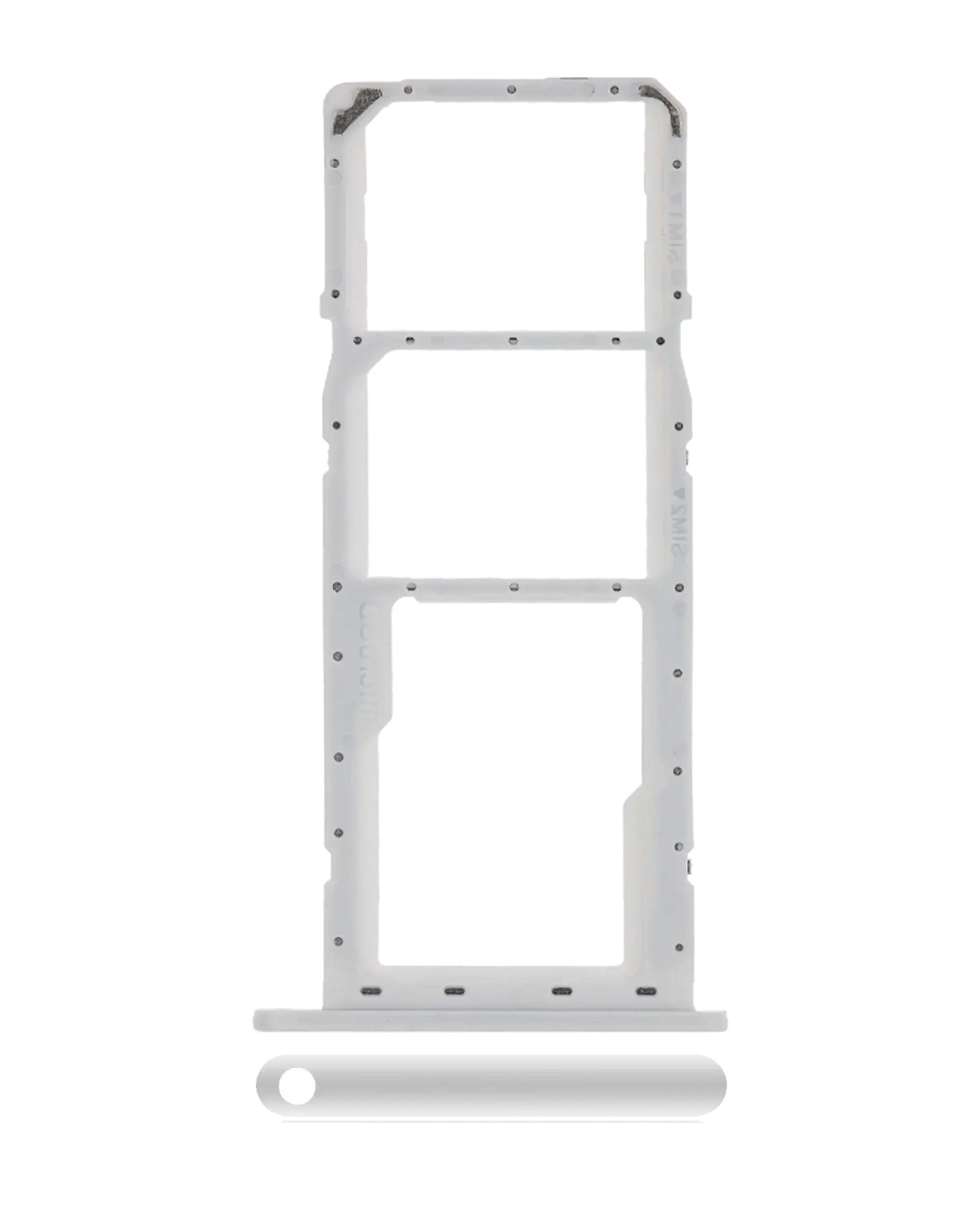 Dual Sim Card Tray Compatible For Samsung Galaxy A11 (A115 / 2020) (White)